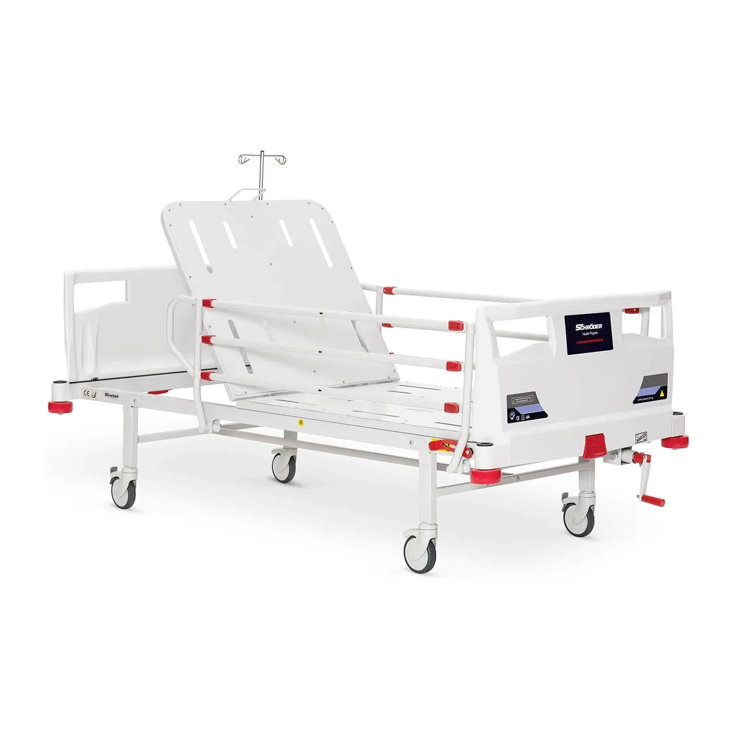1-Crank Manual Hospital Bed CURA 120 PL