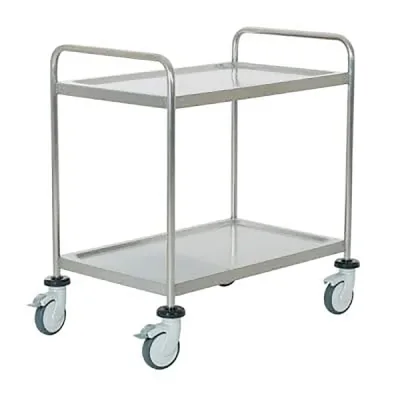 2-Shelf Stainless Steel Instrument Trolley SST 01