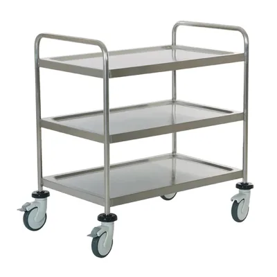 3-Shelf Stainless Steel Instrument Trolley SST 02