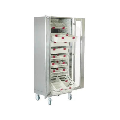Double Modular Medication Cart EQ 09